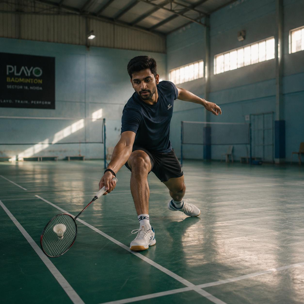 Badminton · Singles at Sector 18, Noida